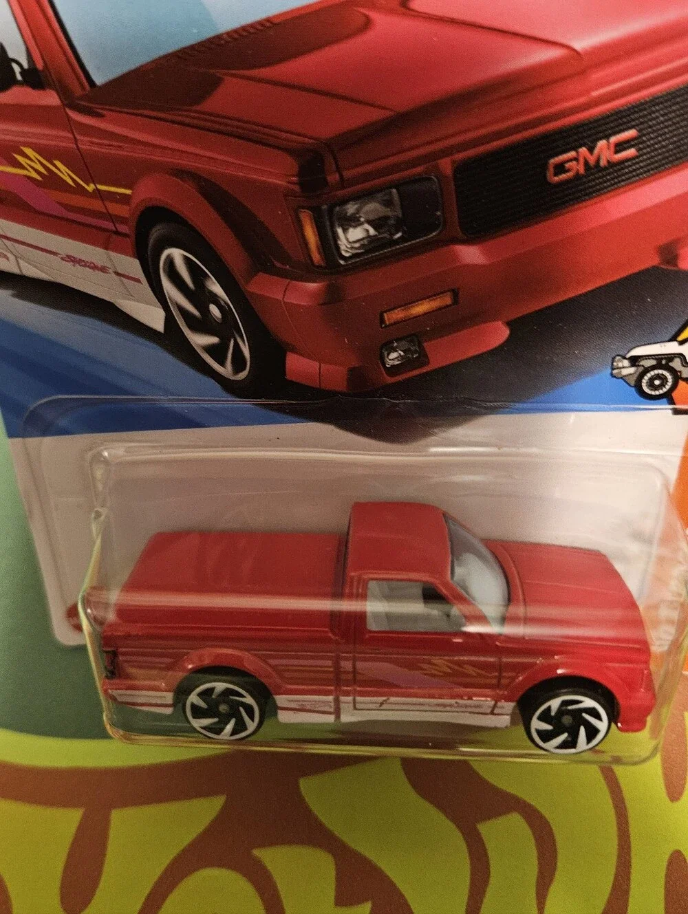 HotWheels '91 GMC Syclone Truck - Red